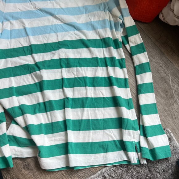 Boden Stripes Ahead Of The Rest Long Sleeve Cotton Stripes Long Sleeve Tee sz 8 - Picture 6 of 11